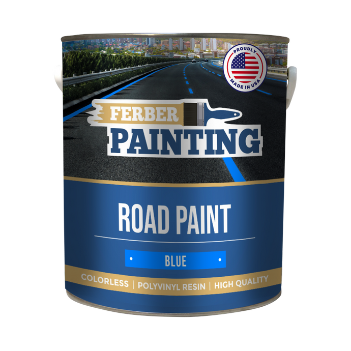 Road Paint Blue