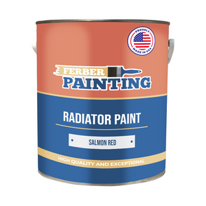 Radiator Paint Salmon red