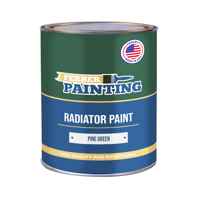 Radiator Paint Pine green